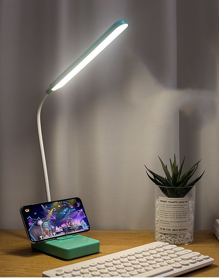 Modern LED Eye-Care Desk Lamp – Touch-Controlled, USB-Powered Reading Light for Home & Office