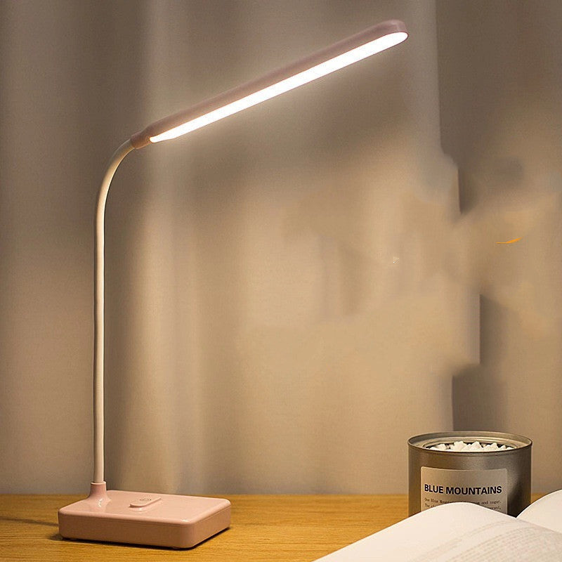 Modern LED Eye-Care Desk Lamp – Touch-Controlled, USB-Powered Reading Light for Home & Office