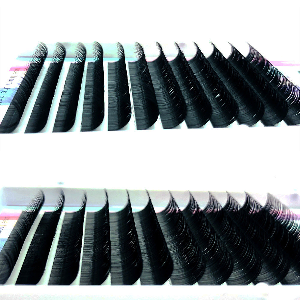 Natural Single Air False Eyelashes – Lightweight Flat Hair Double-Pointed Lashes