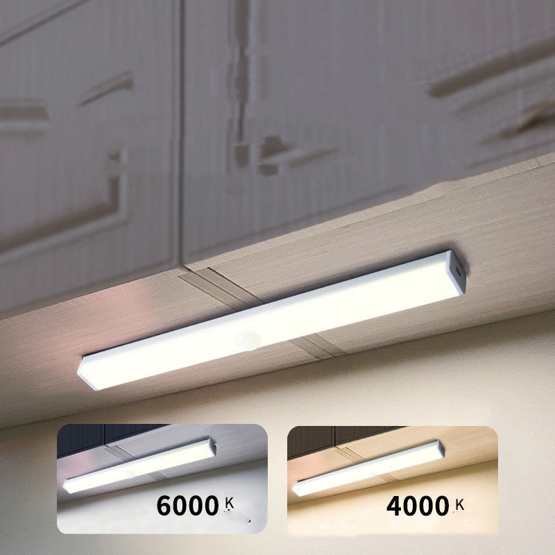 LED Sensor Light Bar – Motion-Activated Under-Cabinet Lighting with USB Rechargeable Battery