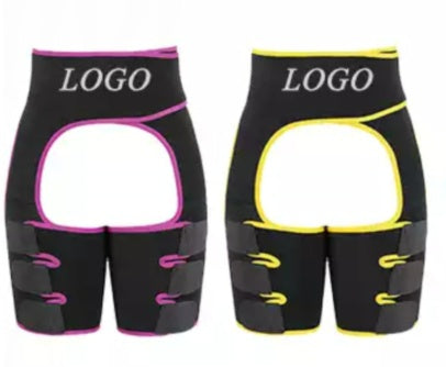 Adjustable Sports Waist Belt with Leg Straps – Neoprene Body Shaper for Enhanced Sweat & Support