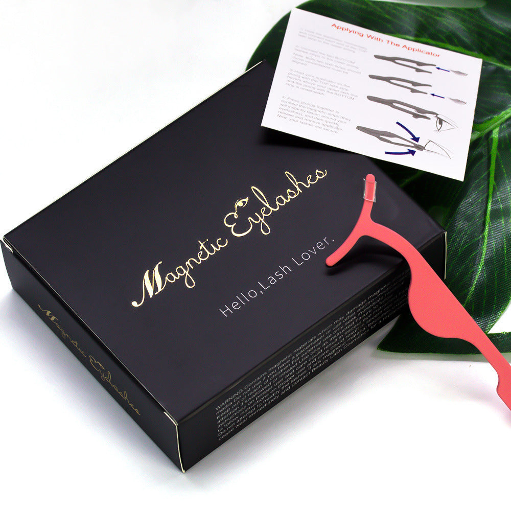 Magnetic Eyelashes with Integrated Storage Box – Glue-Free, Reusable False Lashes with Applicator