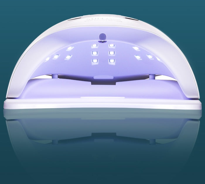 120W UV/LED Nail Lamp Dryer – Quick-Drying Gel Polish Curing Light with 45 LEDs & 4 Timer Settings