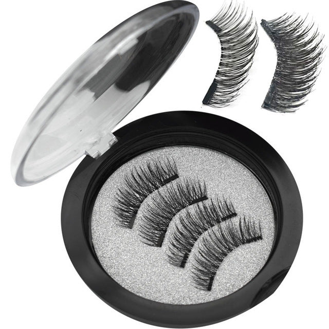 Magnetic Eyelashes with Integrated Storage Box – Glue-Free, Reusable False Lashes with Applicator