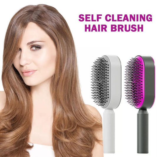 3D Self-Cleaning Hair Growth Comb – Scalp Massaging Brush to Promote Circulation & Reduce Hair Loss