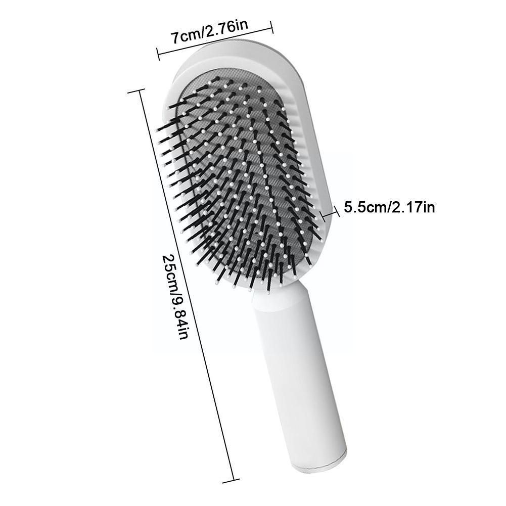 3D Self-Cleaning Hair Growth Comb – Scalp Massaging Brush to Promote Circulation & Reduce Hair Loss