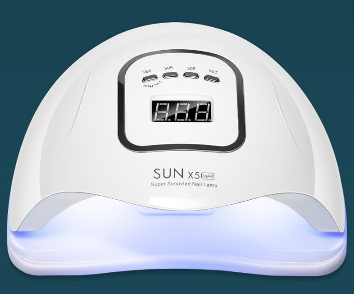 120W UV/LED Nail Lamp Dryer – Quick-Drying Gel Polish Curing Light with 45 LEDs & 4 Timer Settings
