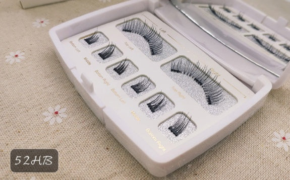 Magnetic Eyelashes with Integrated Storage Box – Glue-Free, Reusable False Lashes with Applicator