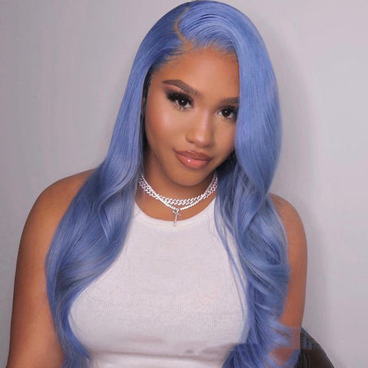 20-Inch Body Wave Lace Front Wig – 100% Brazilian Human Hair, Glueless, Pre-Plucked with Baby Hairs, 180% Density