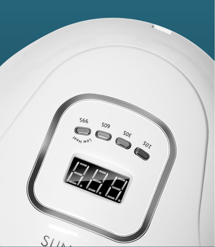 120W UV/LED Nail Lamp Dryer – Quick-Drying Gel Polish Curing Light with 45 LEDs & 4 Timer Settings