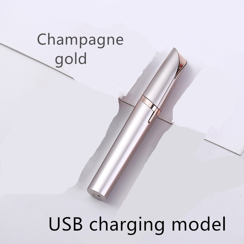 Precision Eyebrow Epilator – USB Rechargeable Electric Trimmer for Painless Hair Removal