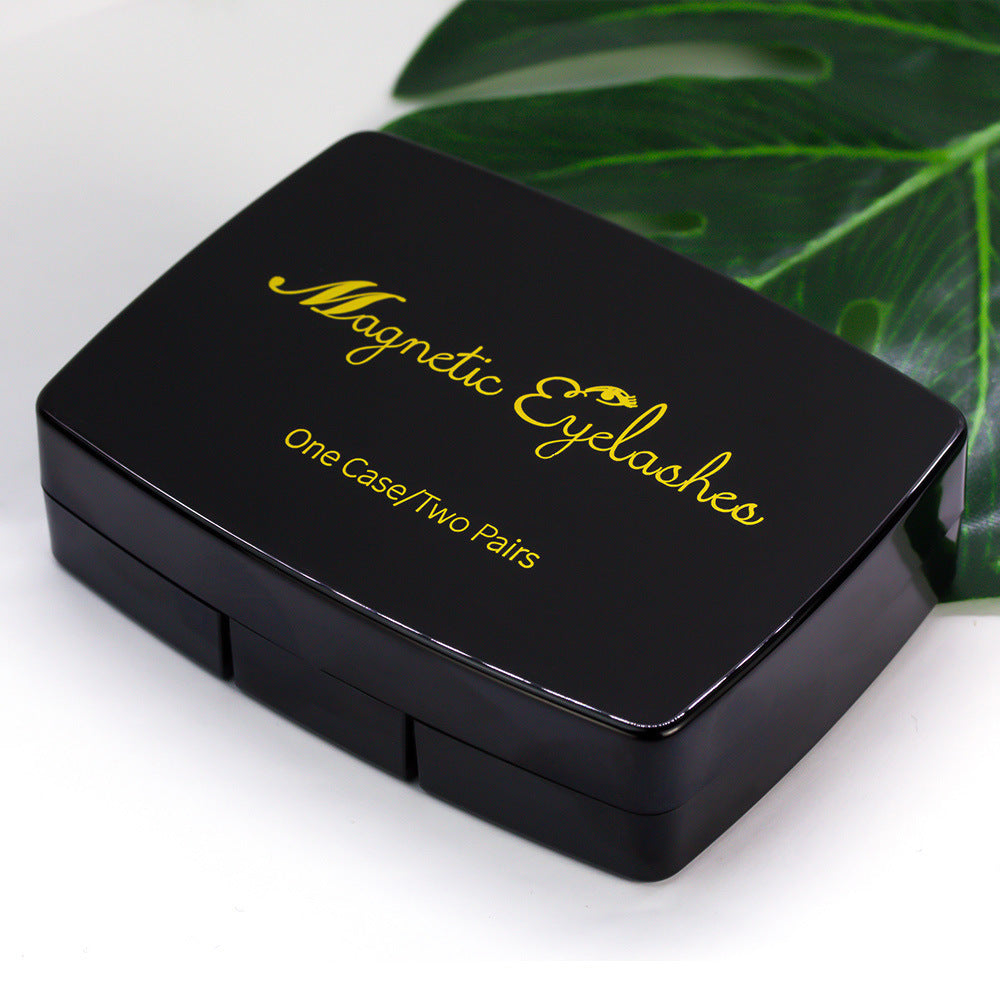 Magnetic Eyelashes with Integrated Storage Box – Glue-Free, Reusable False Lashes with Applicator