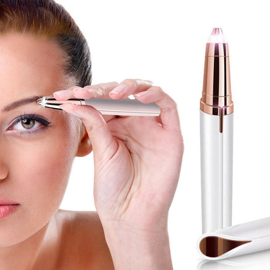 Precision Eyebrow Epilator – USB Rechargeable Electric Trimmer for Painless Hair Removal