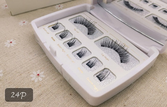 Magnetic Eyelashes with Integrated Storage Box – Glue-Free, Reusable False Lashes with Applicator