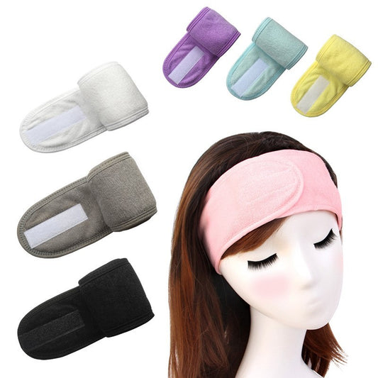 Beauty Headwear – Soft, Adjustable Spa Headband for Makeup & Skincare
