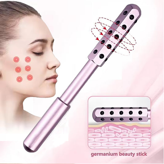 30 Germanium Beauty Stick Facial Roller & Anti-Wrinkle Face Massage Wand