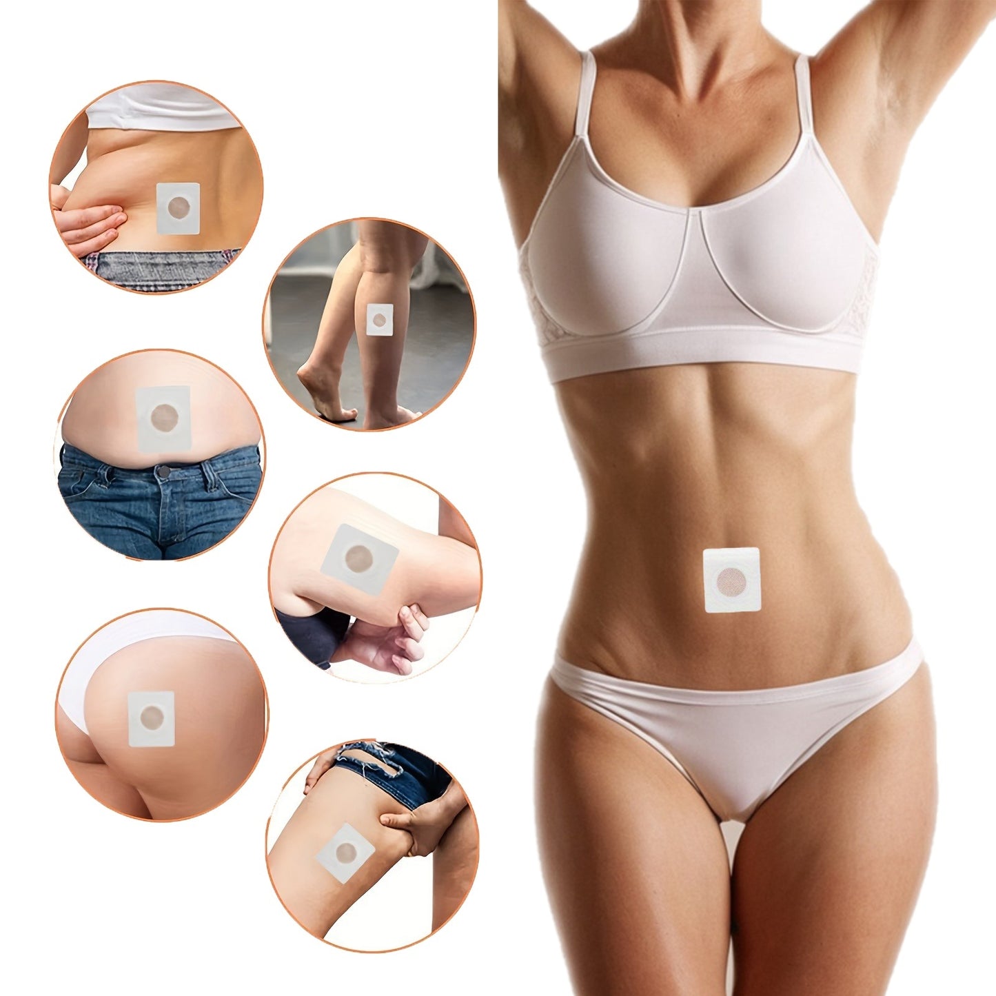 Magnetic Detox Slimming Navel Patch – Herbal Belly Button Sticker for Weight Loss & Bloating Relief