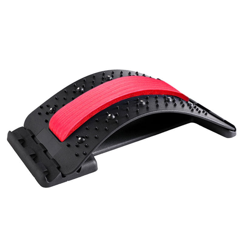 Adjustable Magnetic Back Stretcher – Acupressure Lumbar Support Massager for Pain Relief & Posture Correction