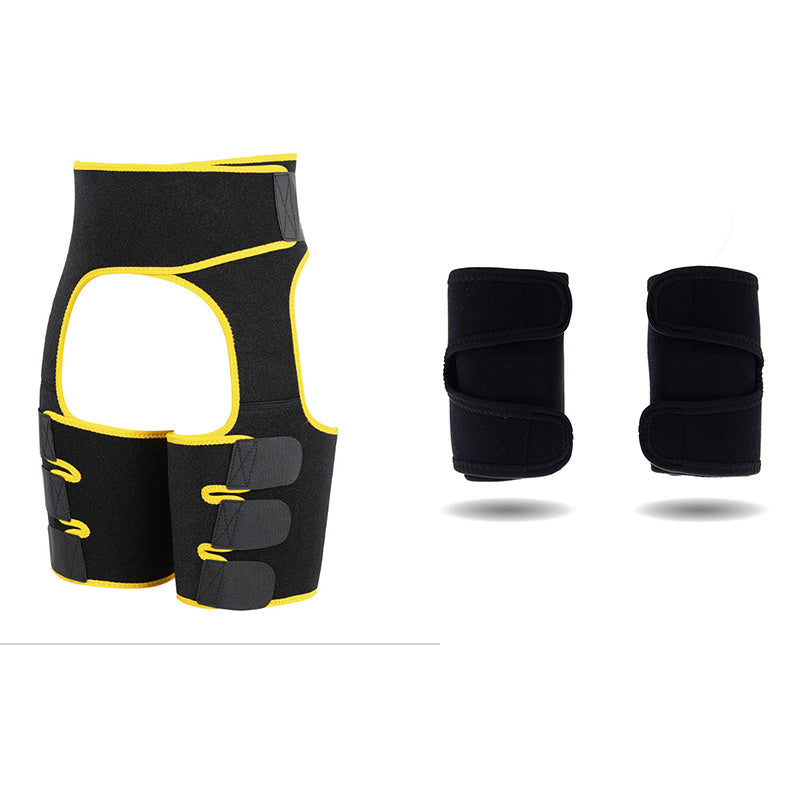 Adjustable Sports Waist Belt with Leg Straps – Neoprene Body Shaper for Enhanced Sweat & Support