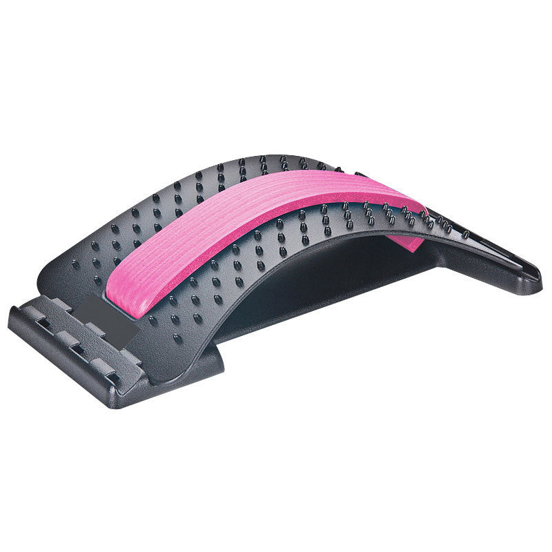 Adjustable Magnetic Back Stretcher – Acupressure Lumbar Support Massager for Pain Relief & Posture Correction