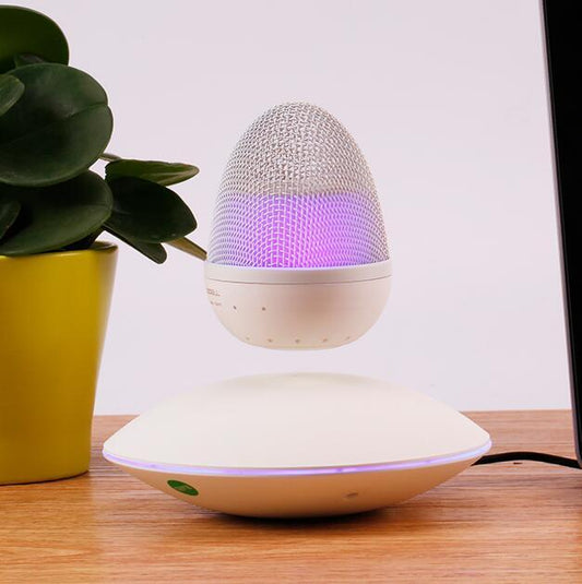 Newest Levitating Floating Speaker – Portable Magnetic Suspension Wireless Speaker with 360° Rotation