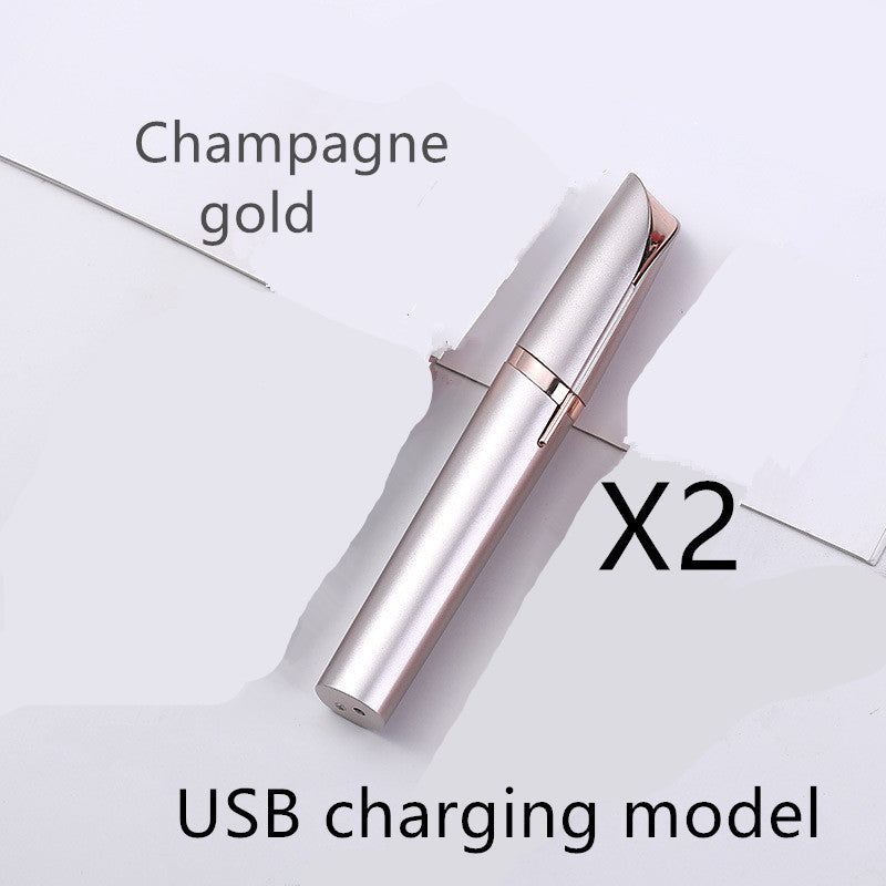Precision Eyebrow Epilator – USB Rechargeable Electric Trimmer for Painless Hair Removal