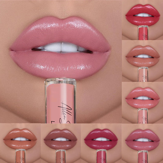 Silky Cream Texture Lip Gloss – High-Pigment, Moisturizing, Non-Sticky Lip Glaze
