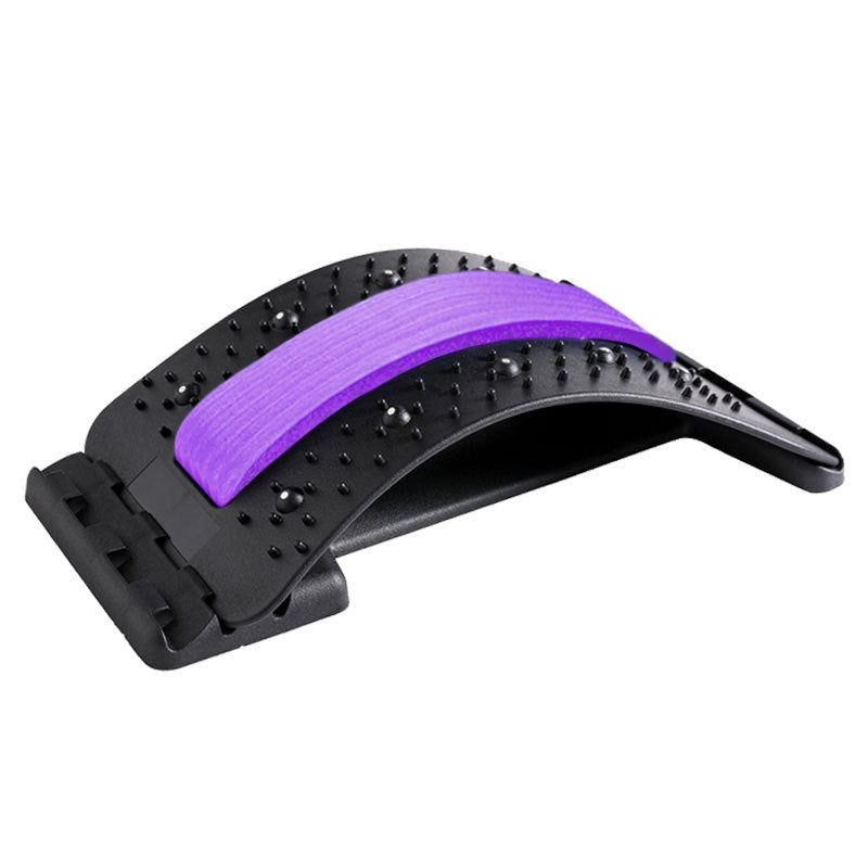 Adjustable Magnetic Back Stretcher – Acupressure Lumbar Support Massager for Pain Relief & Posture Correction