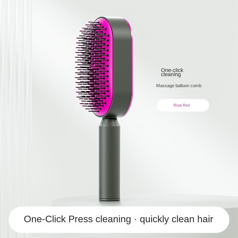 3D Self-Cleaning Hair Growth Comb – Scalp Massaging Brush to Promote Circulation & Reduce Hair Loss